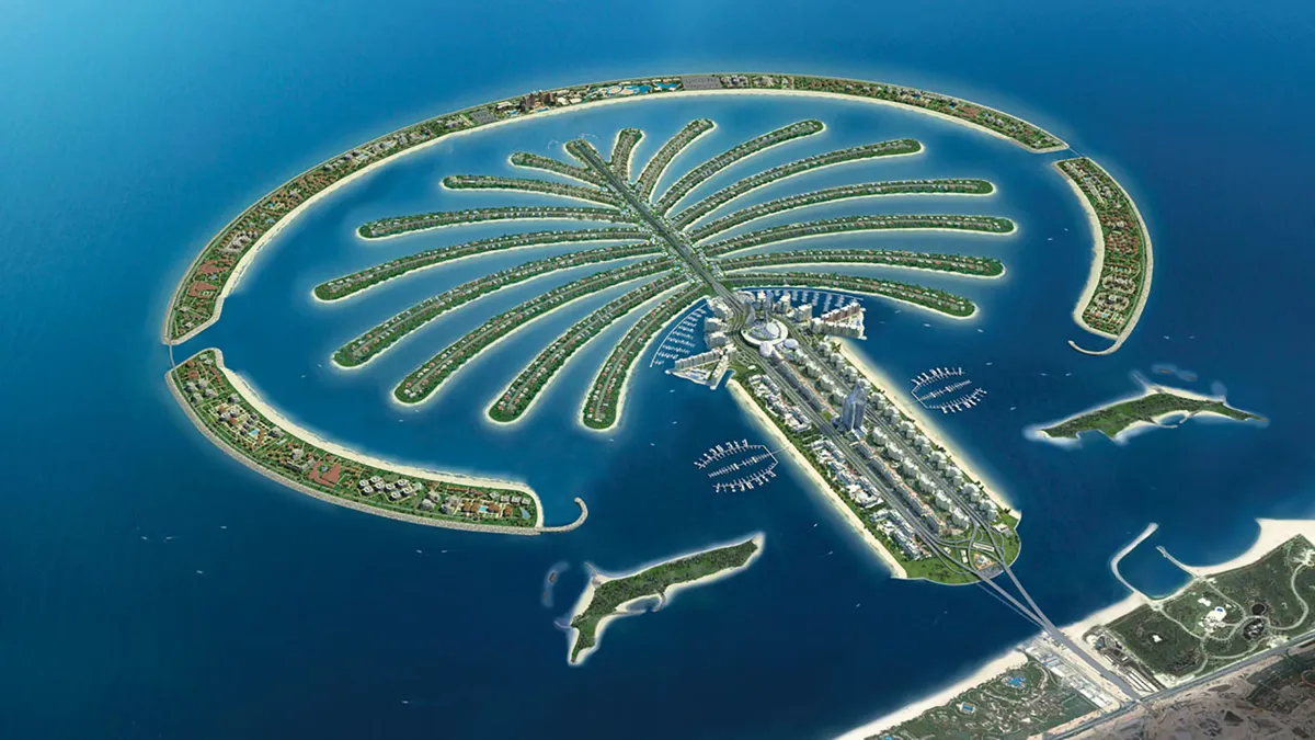 Du visar för närvarande Palm Jumeirah – ikonisk palmö som lockar världen till Dubai