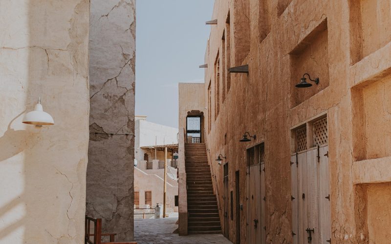 Expo City Dubai med modern arkitektur